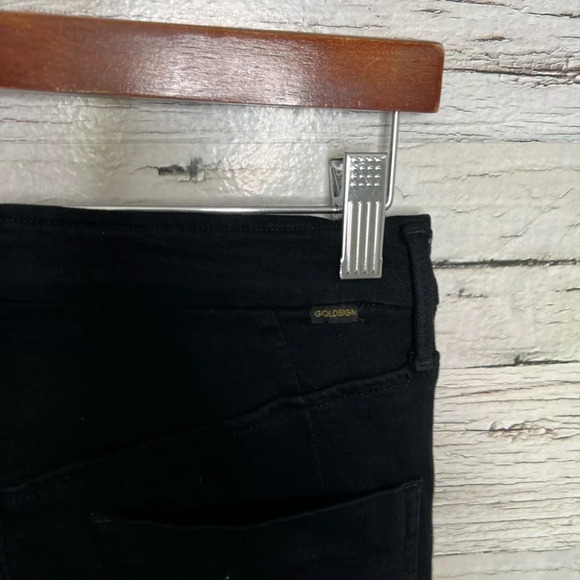 Goldsign black skinny  jeans jeggings stretch size 29 - Picture 5 of 10